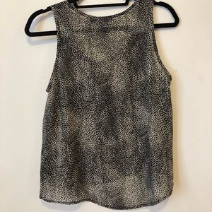 Animal print blouse